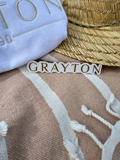 Grayton Sticker